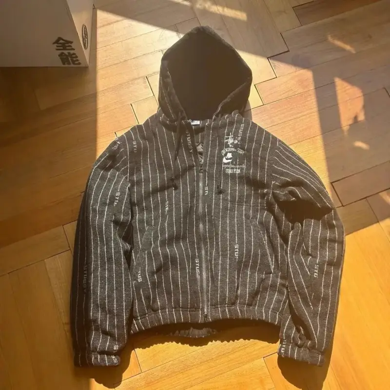 Nike x Stussy Striped Wool Jacket — Top colorway — USFans Spreadsheet photo