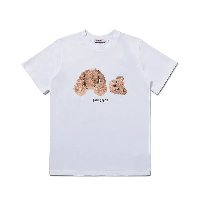 Palm Angels Monogram NY Spray Tee — 667 white colorway — USFans Spreadsheet photo