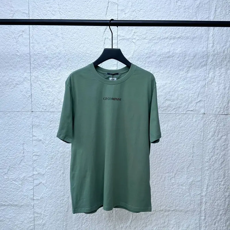 CP Company Logo T-Shirt — 9007 green colorway — Kakobuy Spreadsheet photo