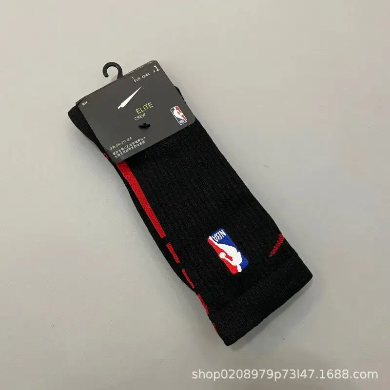 Nike NBA Socks — 19 long black and red colorway — USFans Spreadsheet photo