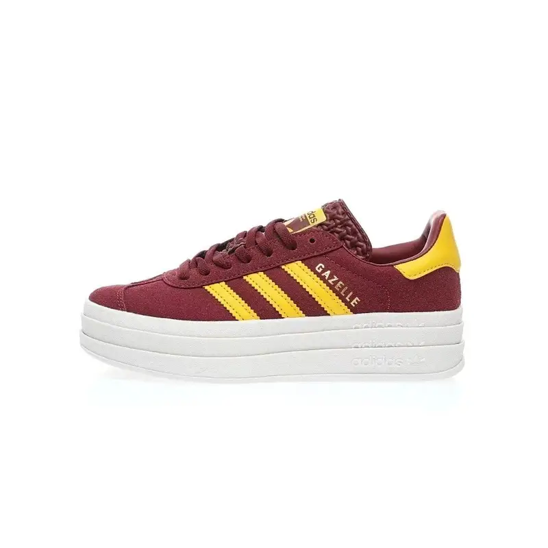 Adidas Originals Gazelle Bold — Wine Red Yellow IF5195 colorway — Kakobuy Spreadsheet photo