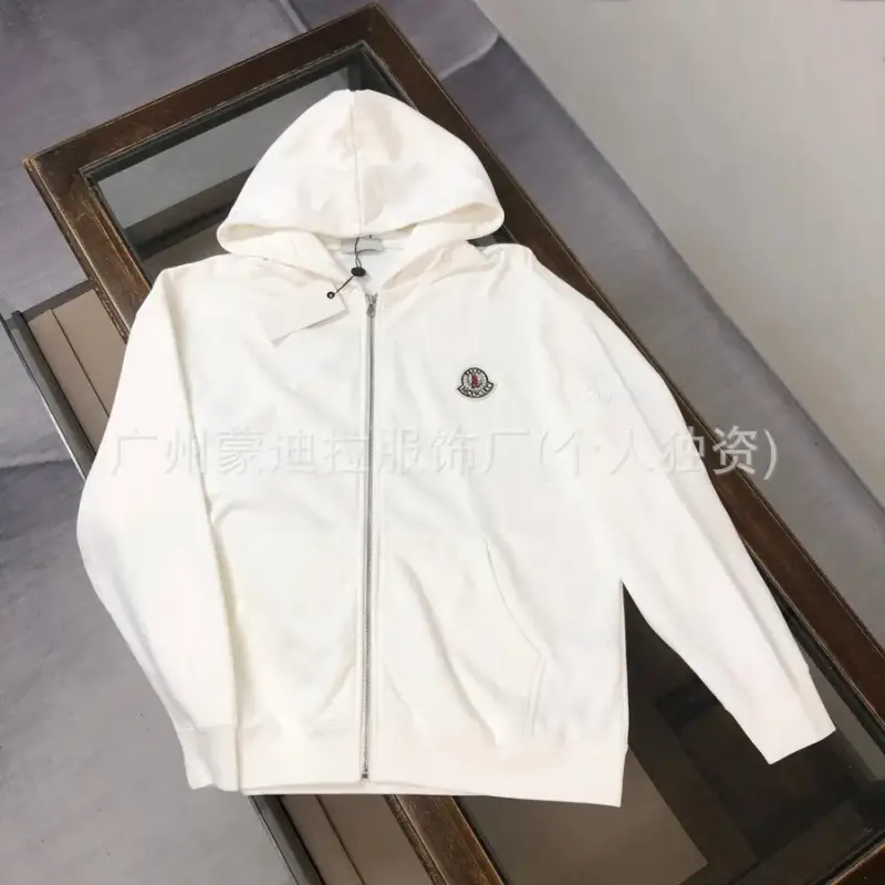 Moncler Hoodie — milky white colorway — USFans Spreadsheet photo