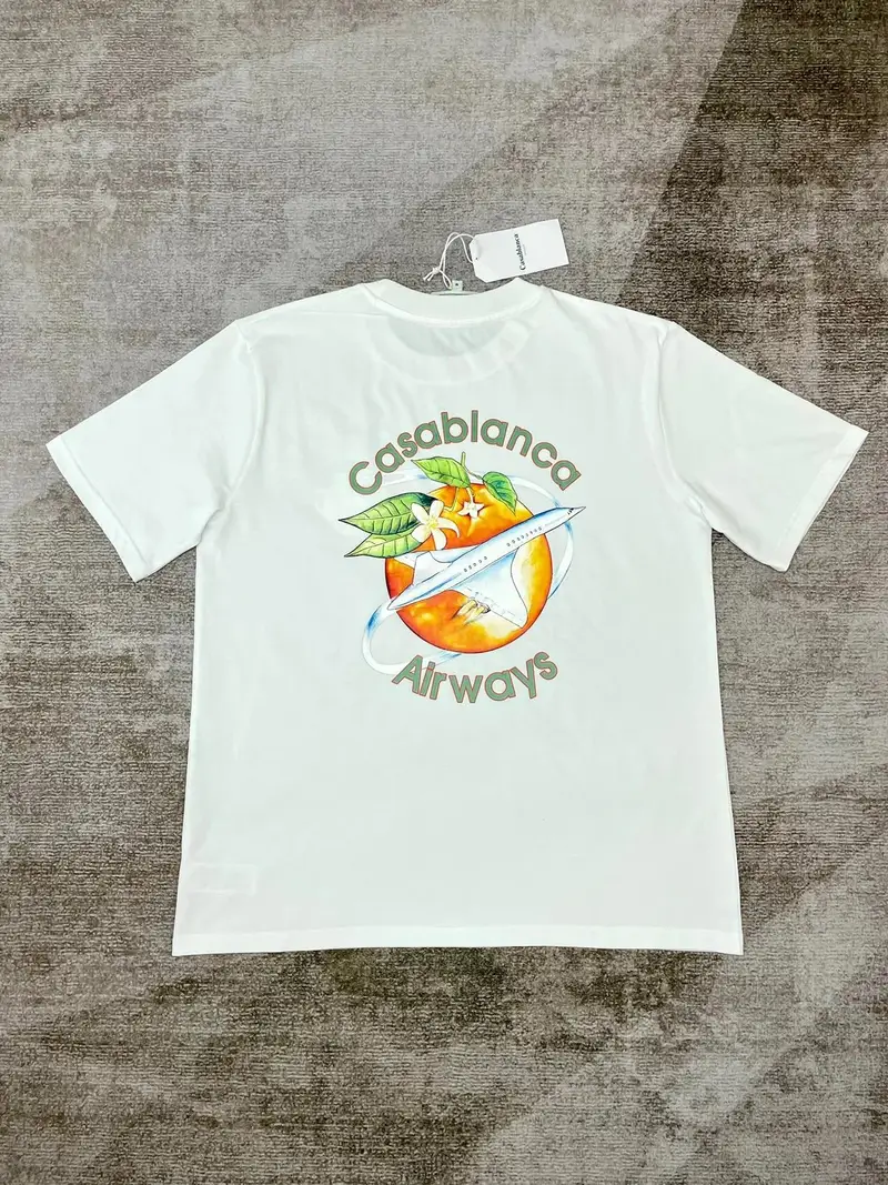 Casablanca T-Shirt — White 19 colorway — USFans Spreadsheet photo