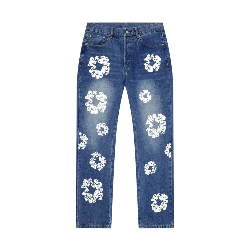 Denim Tears jeans — D107 denim blue colorway — USFans Spreadsheet photo