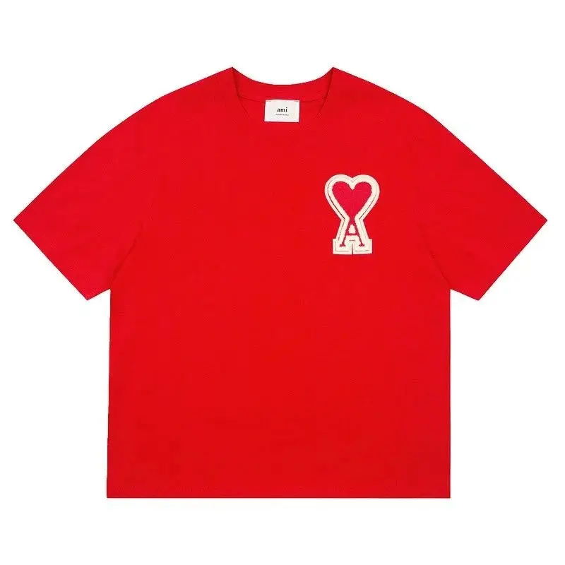 Ami Paris T-Shirts With Big Logo — Big Red colorway — USFans Spreadsheet photo