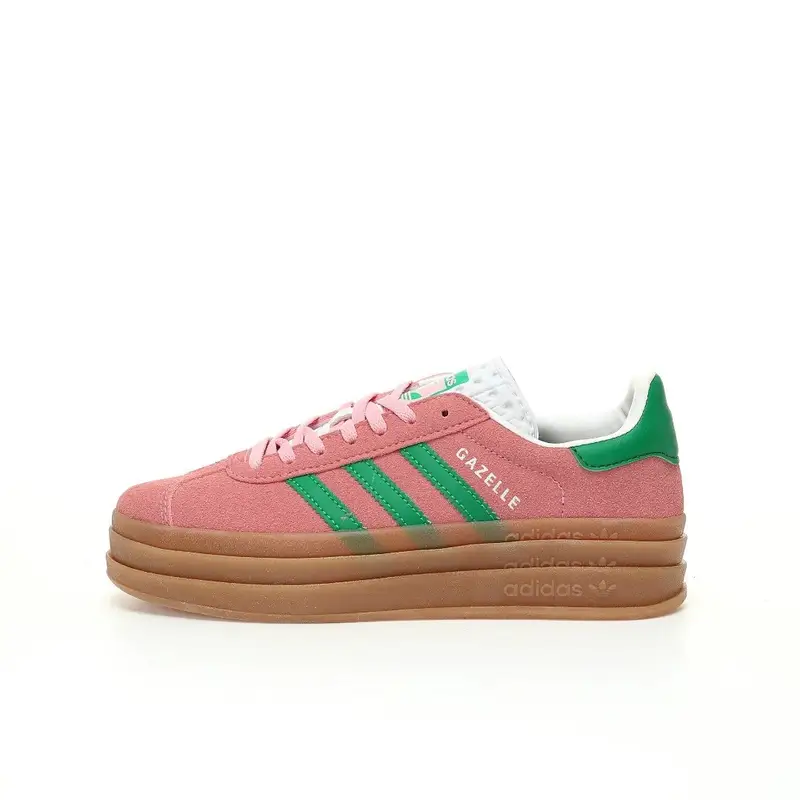 Adidas Originals Gazelle Bold — Light pink green rubber base IE0420 colorway — Kakobuy Spreadsheet photo