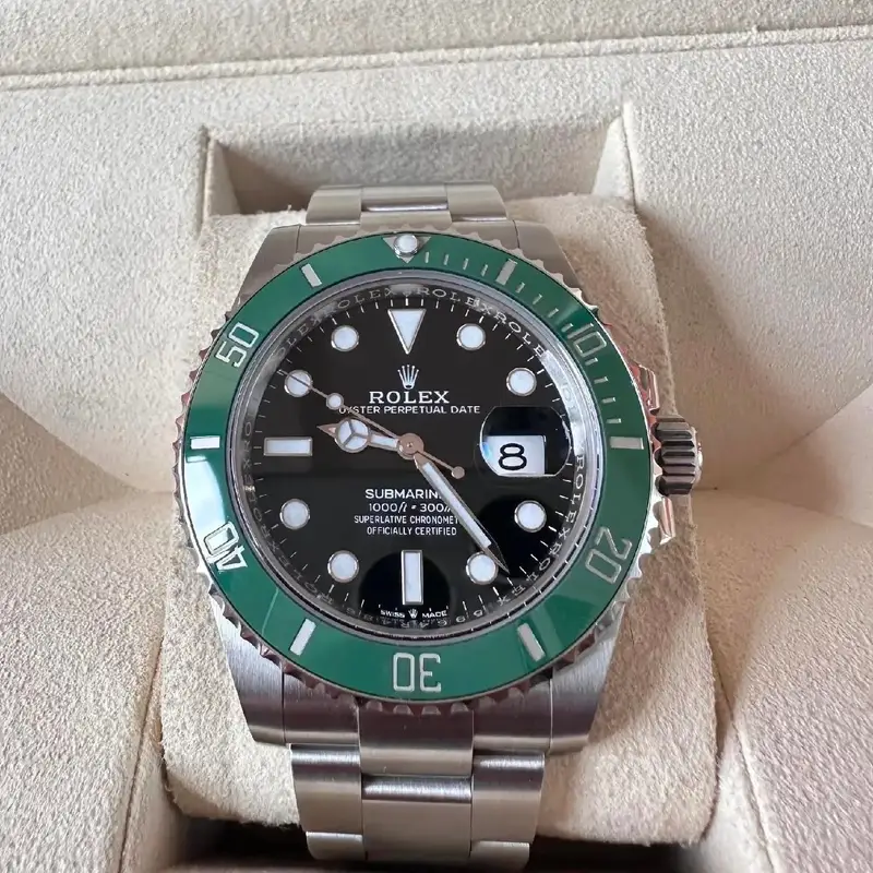 Rolex — Three generations of black face green water colorway — USFans Spreadsheet photo