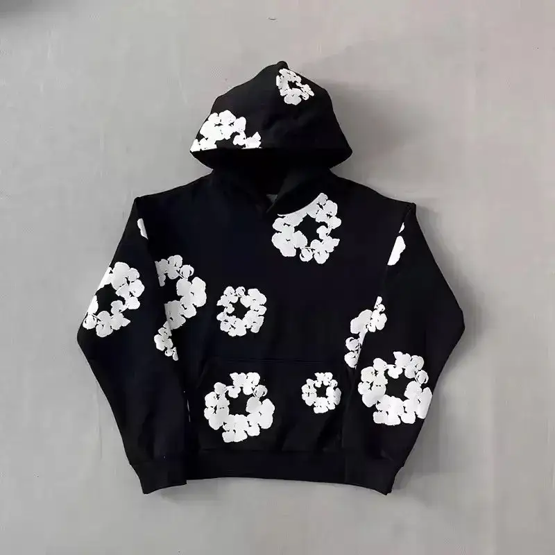 Denim Tears Tracksuit — XH01 Black White Print/Sweat/High versio colorway — USFans Spreadsheet photo