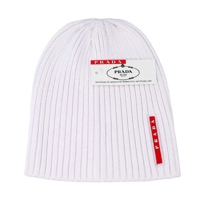 Prada Beanie — 030# White colorway — USFans Spreadsheet photo