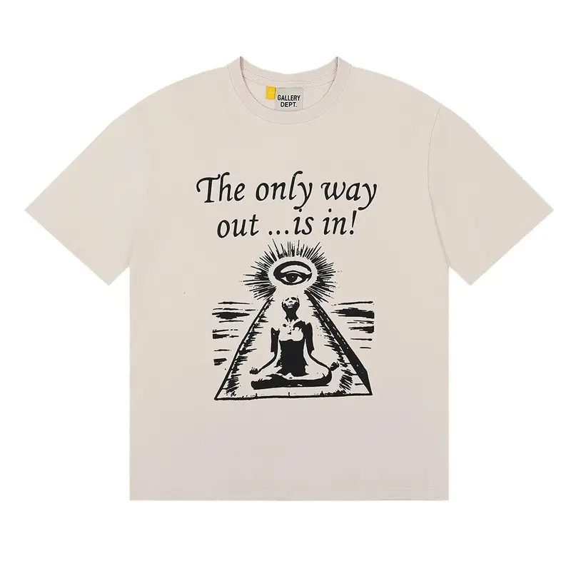 Gallery Dept Shirts — 6035 apricot colorway — Kakobuy Spreadsheet photo