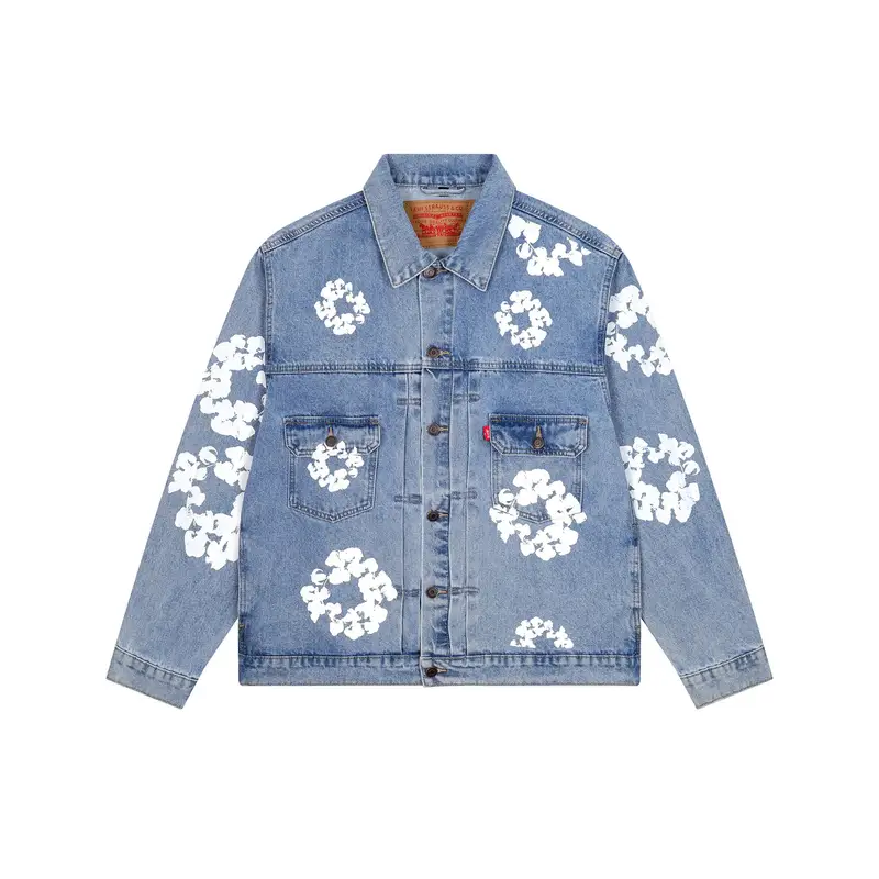 Denim Tears jeans — D106 light blue colorway — USFans Spreadsheet photo