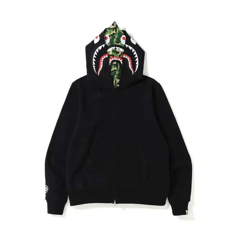 Bape Shark Hoodie — S830 Double Cap Green colorway — USFans Spreadsheet photo