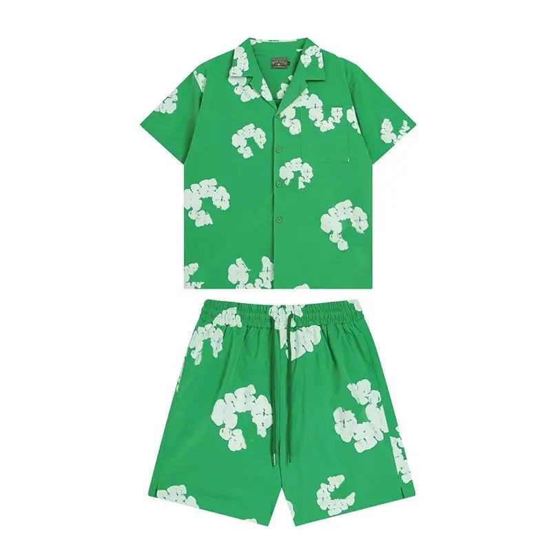 Denim Tears Shirt — Set Green colorway — USFans Spreadsheet photo