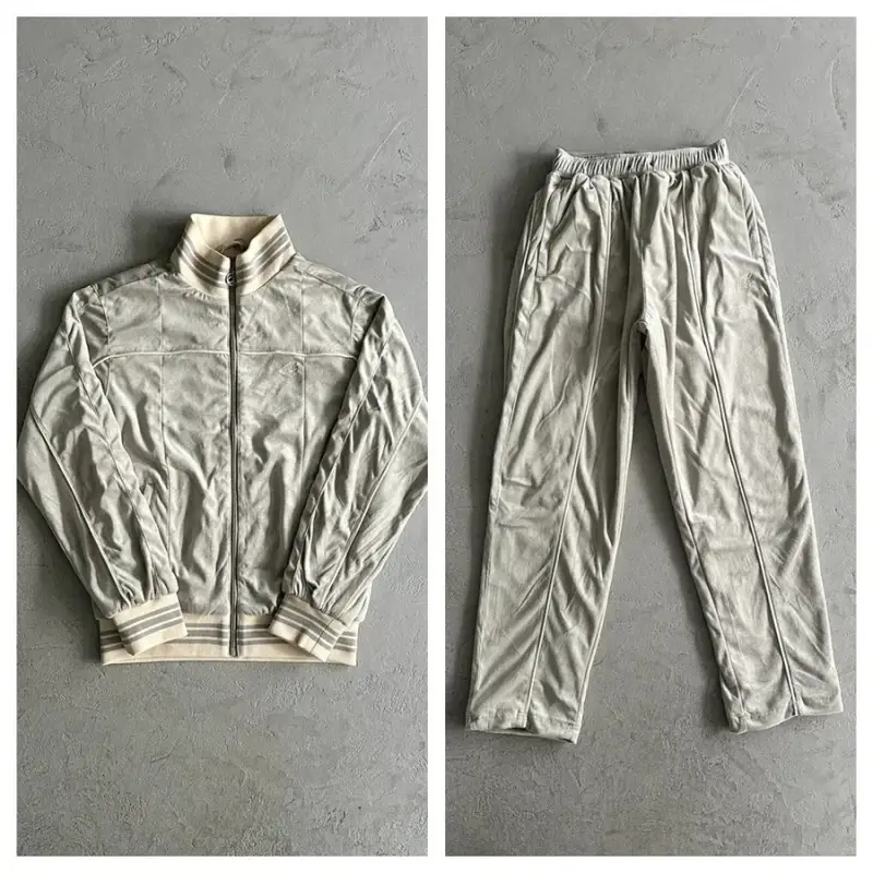 Corteiz Tracksuit Top — Gray velvet suit colorway — USFans Spreadsheet photo