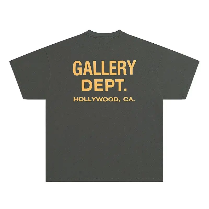 Gallery Dept TEES — Grey yellow font colorway — USFans Spreadsheet photo