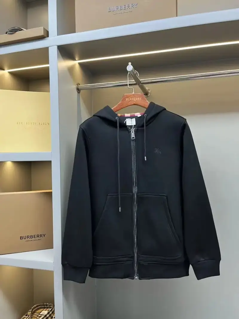 Burberry Zip Hoodie — Black colorway — USFans Spreadsheet photo