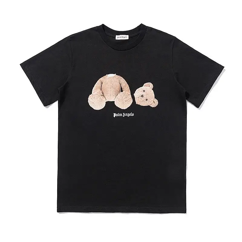 Palm Angels Monogram NY Spray Tee — 667 black colorway — USFans Spreadsheet photo