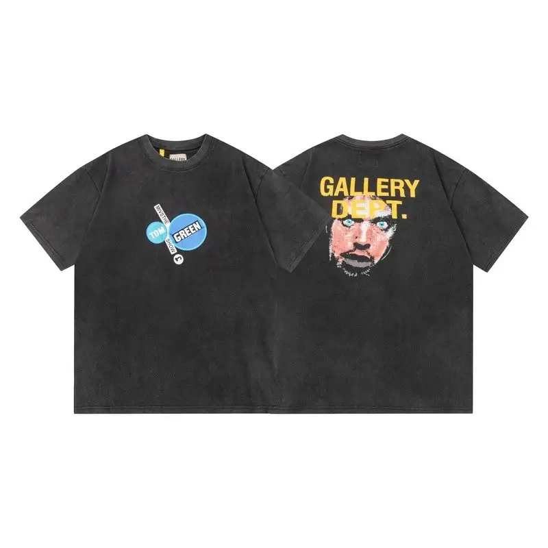 Gallery Dept TEES — G110 Washed Black colorway — USFans Spreadsheet photo