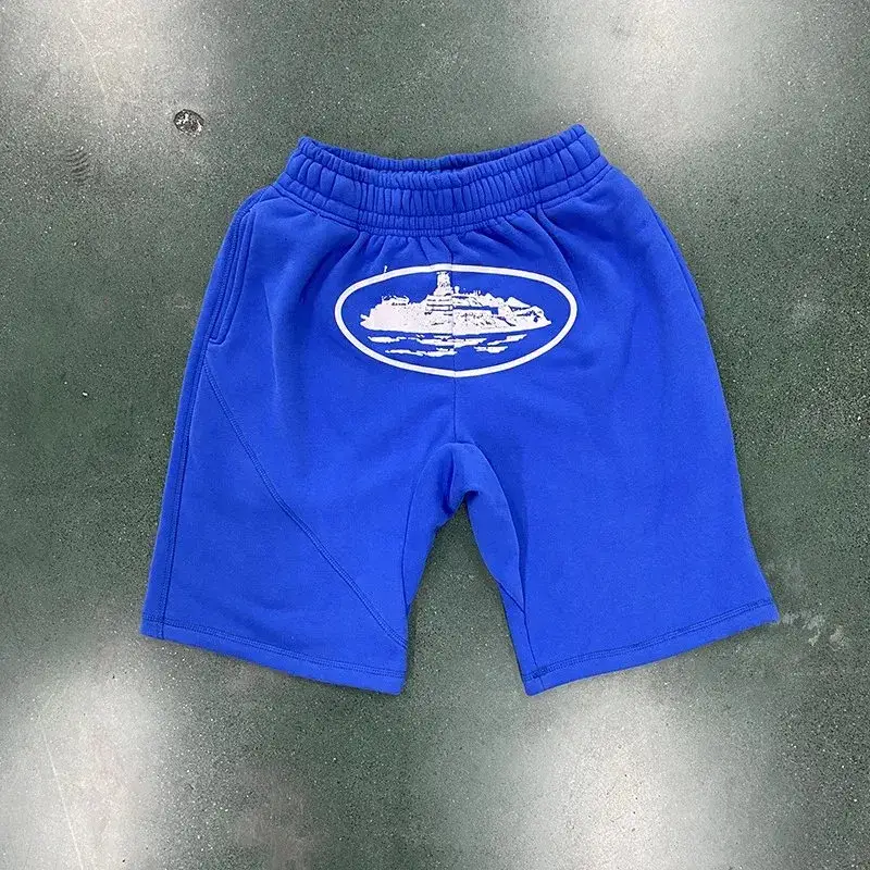 Corteiz short — 002/white print blue colorway — USFans Spreadsheet photo