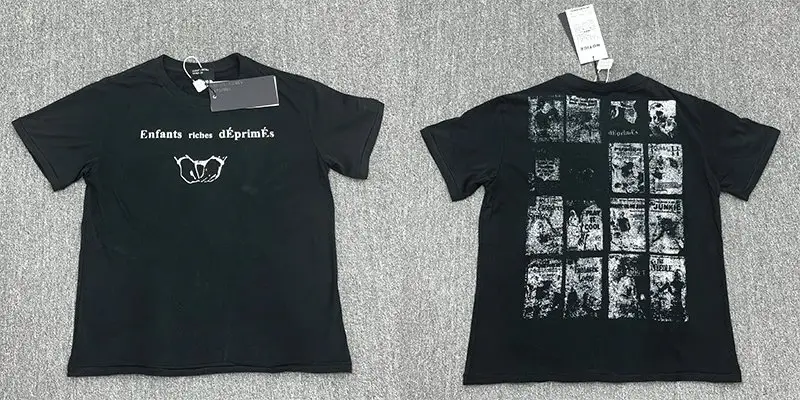 ENFANS Tees — Black SGJ-602 colorway — Kakobuy Spreadsheet photo