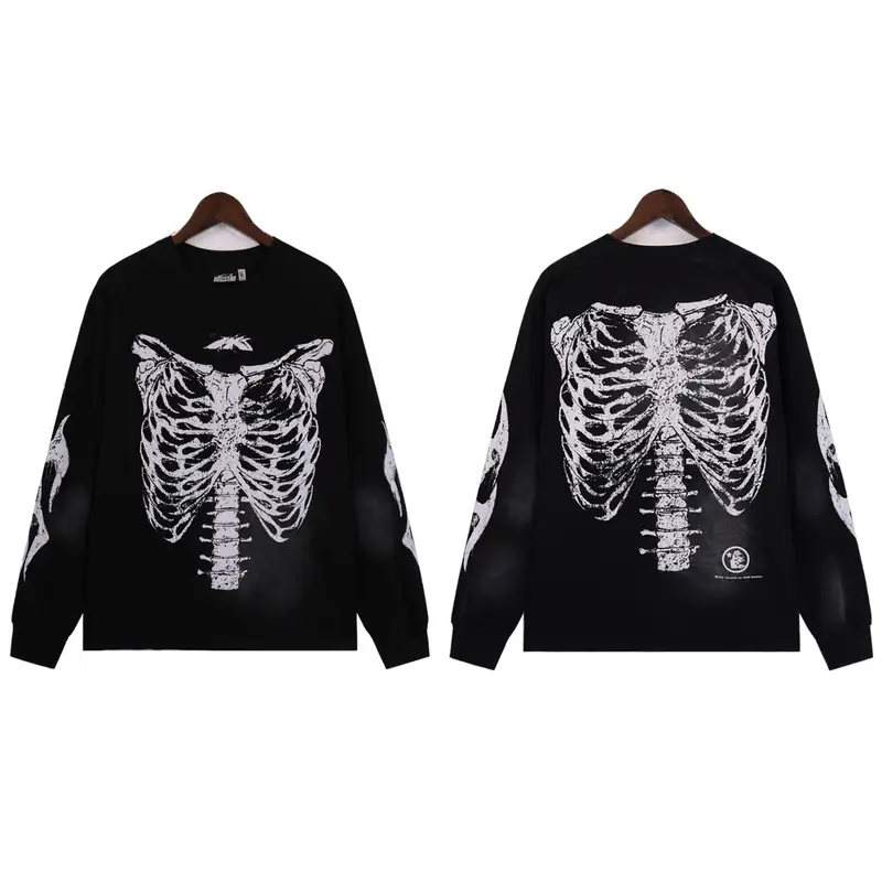 Hellstar Tee Hoodie — O890 wash water black colorway — USFans Spreadsheet photo