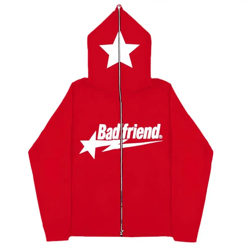 Badfriend Hoodie — red colorway — USFans Spreadsheet photo