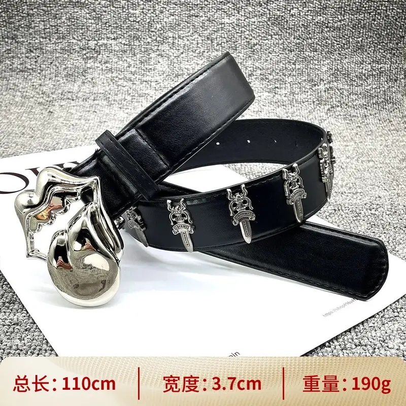 Chrome Hearts belt — [Big Tongue Langrisser 110cm] Cross Belt colorway — USFans Spreadsheet photo