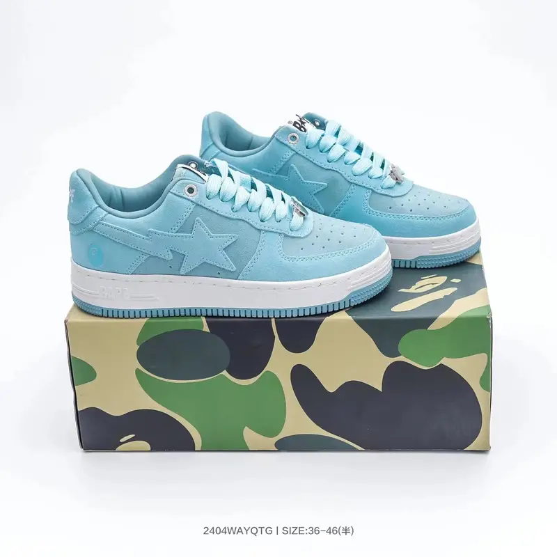 Bapesta Sneakers — All Blue colorway — Kakobuy Spreadsheet photo