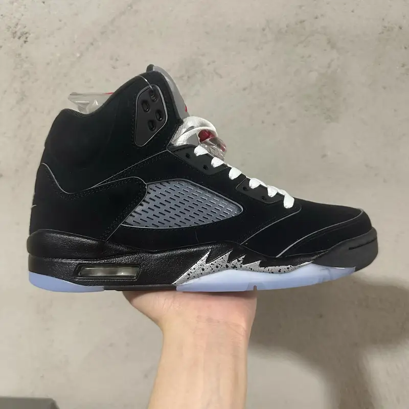 Jordan 5 UNC Shoes — Black silver colorway — USFans Spreadsheet photo