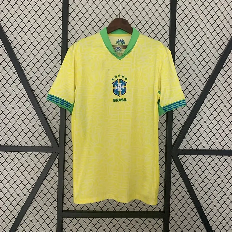 Real Madrid 24/25 T-Shirt — 2425 Brazil home colorway — Kakobuy Spreadsheet photo