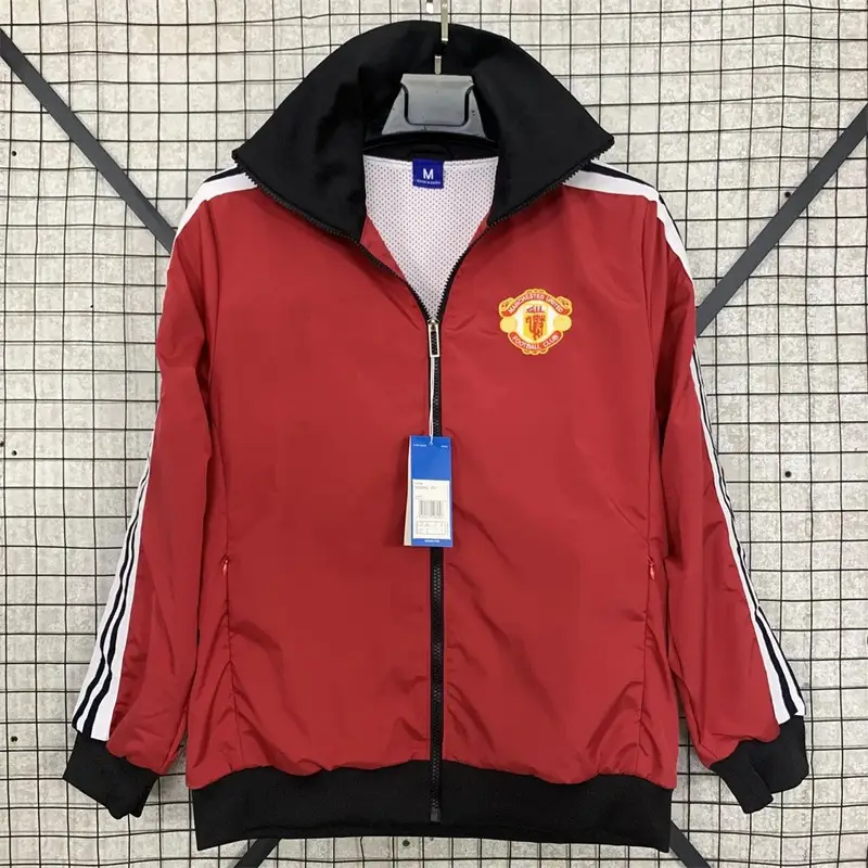 Vintage Jersey Hoodie Zip — Vintage Manchester United trench coat em colorway — Kakobuy Spreadsheet photo