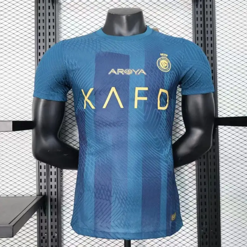 Al-Nassr CR7 Signature Jersey — Player version of Al-Nassr away kit colorway — Kakobuy Spreadsheet photo