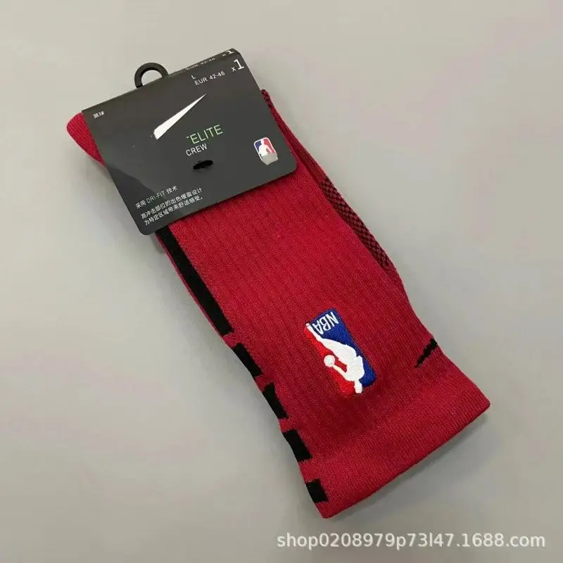Nike NBA Socks — 19 Long Red and Black colorway — USFans Spreadsheet photo