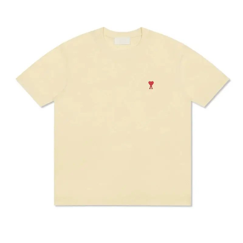 Ami Paris T-Shirts with Small Logo — Little Love-apricot colorway — USFans Spreadsheet photo