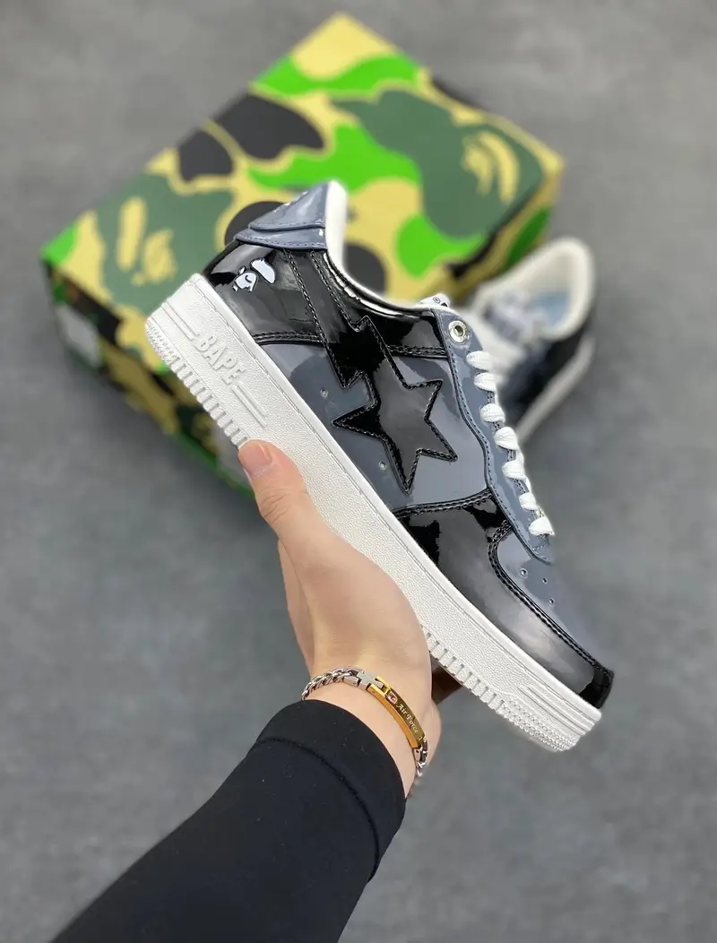 Bape SK8 ( Tons Of Colorways ) — Black gray colorway — Kakobuy Spreadsheet photo