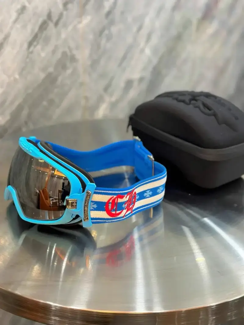 Chrome Hearts Ski Glasses — Blue colorway — USFans Spreadsheet photo
