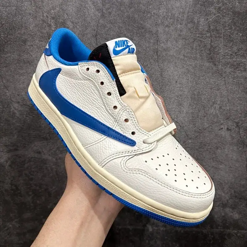 Jordan 1 Low White Party — White Blue Inverted DM7866-104 colorway — USFans Spreadsheet photo