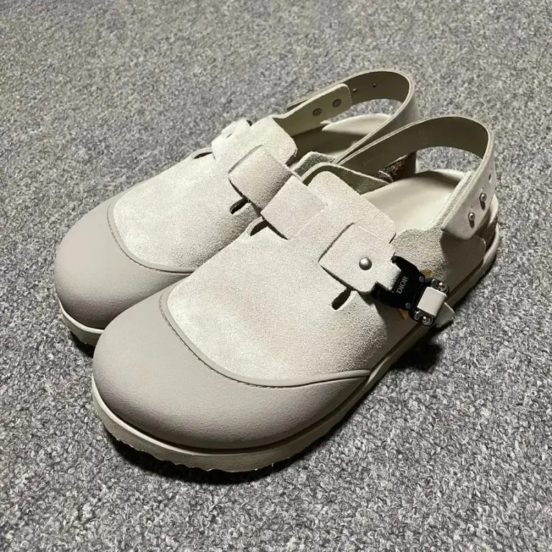Dior Birkenstocks — DIOR SHALLOW KHAKI colorway — Kakobuy Spreadsheet photo