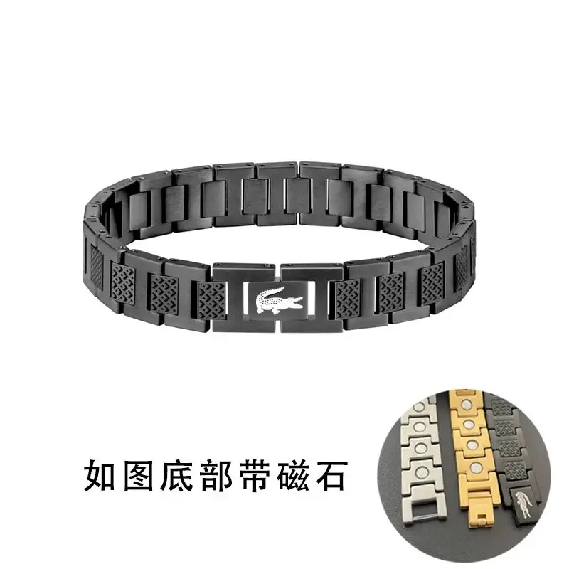 Lacoste Bracelet — Black with picture logo [bottom with mag colorway — USFans Spreadsheet photo
