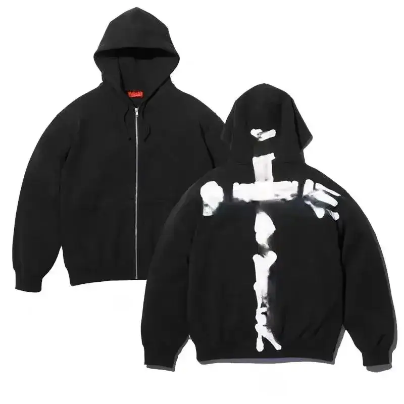 Supreme Zip Hoodie — TH Joint Black colorway — USFans Spreadsheet photo