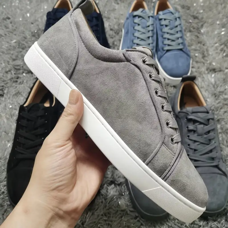 Navy Christian Louboutin Shoes — light gray colorway — Kakobuy Spreadsheet photo