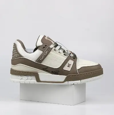 LV Trainers Monogram Black Denim Sneakers — 40 colorway — Kakobuy Spreadsheet photo