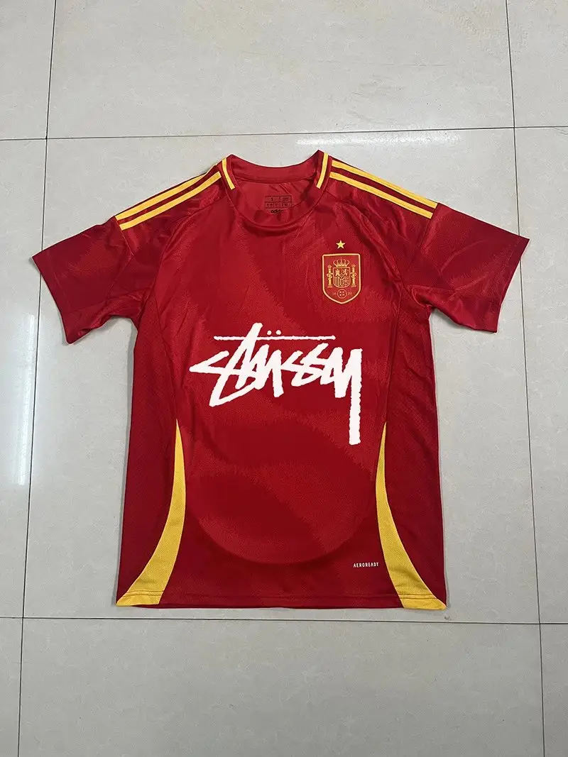 Stussy Jerseys — 2425 Spanish home with letters colorway — USFans Spreadsheet photo