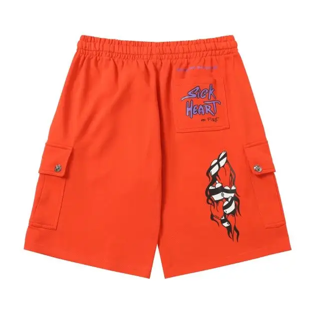 Chrome Hearts Shorts — ORANGE OF2281 colorway — USFans Spreadsheet photo