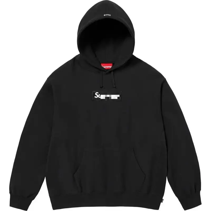 Supreme Hoodie — Black colorway — USFans Spreadsheet photo