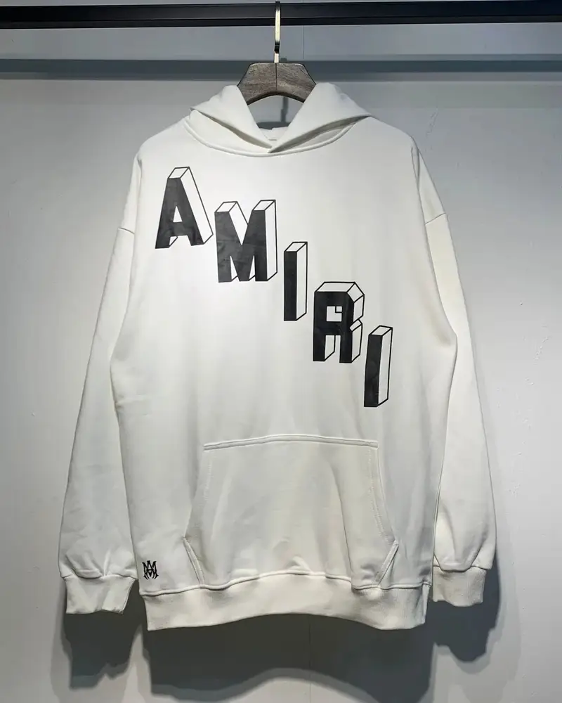 Amiri Paint Splatter Hoodie — 887 white colorway — USFans Spreadsheet photo
