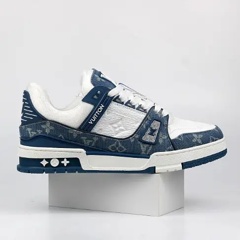 LV Trainers Monogram Black Denim Sneakers — 07 colorway — Kakobuy Spreadsheet photo