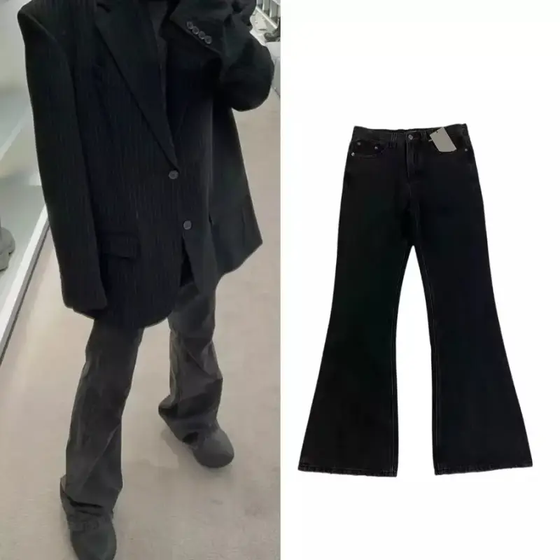 Budget Balenciaga Flared Jeans — Wash water black colorway — USFans Spreadsheet photo