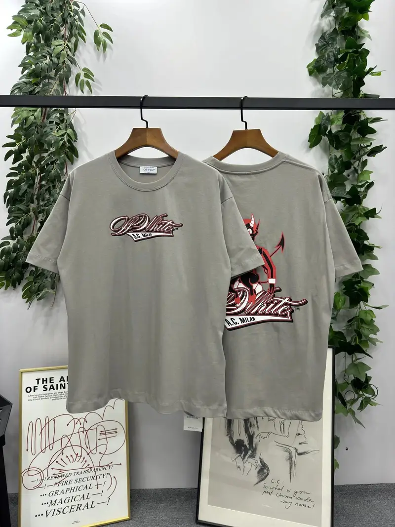 Off-White Scratch T-Shirt — Gray 01 colorway — USFans Spreadsheet photo