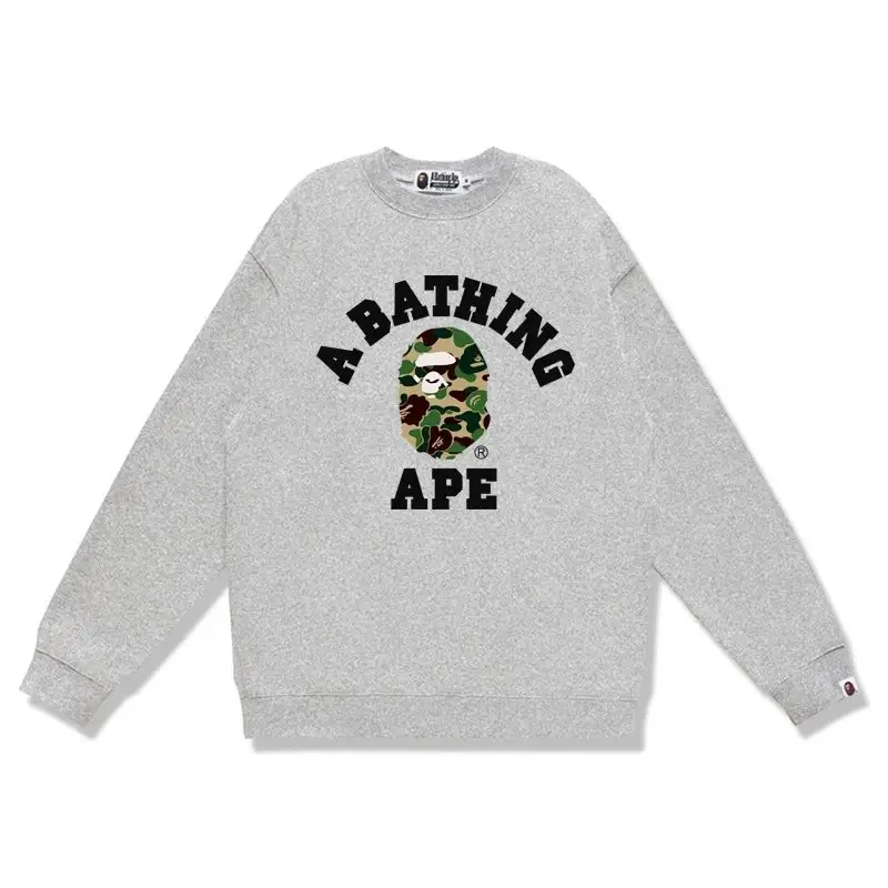 Bape Crewneck — W169 gray-green colorway — USFans Spreadsheet photo